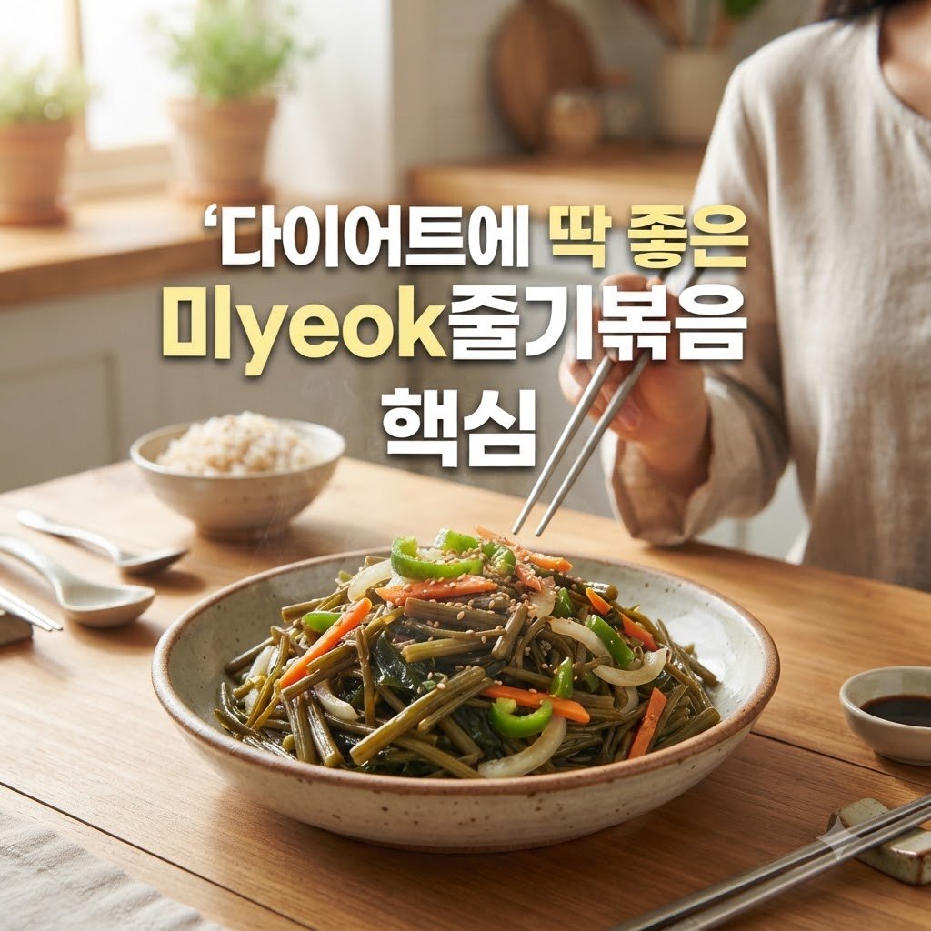 미역줄기볶음 효능 다이어트에 좋은 이유 핵심만 빠르게 확인