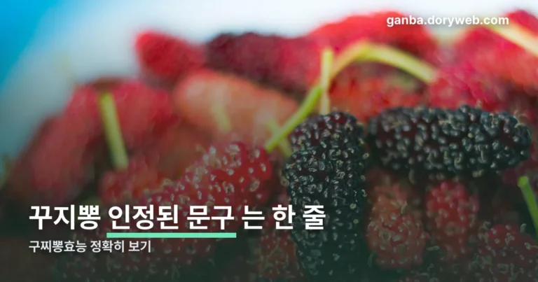 구찌뽕효능 정리 썸네일
