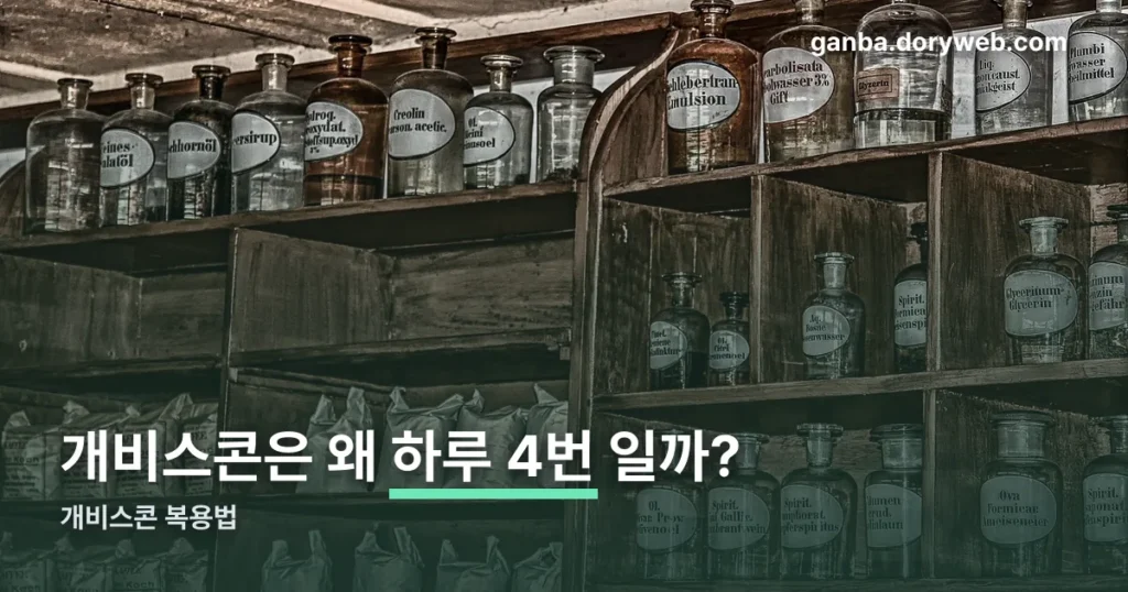 개비스콘 복용법 정리 썸네일