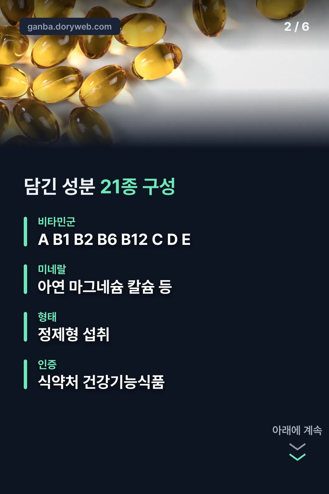 21종 성분 구성